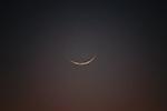 One day old Moon