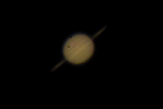 Titan transiting Saturn