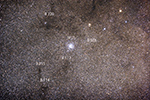 M11 and environs. Image labeled